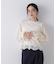 レーススカラップブラウス