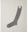 MARCOMONDE／sheer ribbed high socks