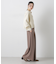 タックワイドカットジョーゼットパンツ