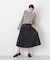 ローギャザーミディスカート