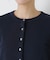 強撚コットンコンパクトカーディガン