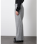 グレンチェックストレートパンツ（セットアップ可）