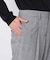 グレンチェックストレートパンツ（セットアップ可）