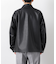 フェイクレザーリラックスコーチジャケット