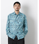 「EDITRIAL PRINT」アートフラワーシャツ