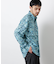「EDITRIAL PRINT」アートフラワーシャツ