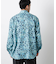 「EDITRIAL PRINT」アートフラワーシャツ