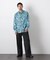 「EDITRIAL PRINT」アートフラワーシャツ
