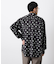 「EDITRIAL PRINT」アートフラワーシャツ