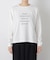 ロゴプリントロングスリーブTシャツ