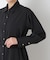 ハイツイストドライベルテッドロングシャツ(セットアップ可)
