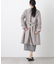 シャンブレーツイルラップコート