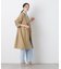 シャンブレーツイルラップコート