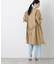 シャンブレーツイルラップコート