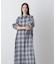 オンブレーツイルチェックシャツワンピース
