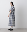 オンブレーツイルチェックシャツワンピース