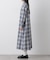 オンブレーツイルチェックシャツワンピース