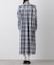 オンブレーツイルチェックシャツワンピース