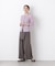 スカーフセットタックワイドパンツ