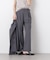 ライトファンクションタックセミワイドパンツ(セットアップ可)