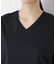 DressT／シルケットスムースVネックソフトドルマンTシャツ