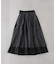 シアーオーガンジータックフレアスカート