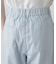 コットンツイルタックワイドパンツ