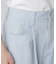 コットンツイルタックワイドパンツ