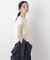 DressT／ボートネックタックコクーンブラウス