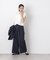 DressT／ボートネックタックコクーンブラウス