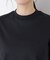 DressT／シルケットスムースモックネックTシャツ