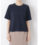 DressT／クルーネックハーフスリーブブラウス
