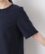 DressT／クルーネックハーフスリーブブラウス