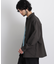 ストレッチワイドシャツブルゾン