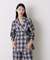 「STEVELOUR」オーガンチェックジャケット(セットアップ可)