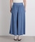 テンセルデニムギャザーワイドパンツ(セットアップ可)