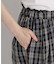 チェックイージーワイドパンツ