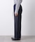 ウエストドロストワイドデニムパンツ