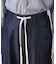 ウエストドロストワイドデニムパンツ