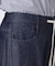 ウエストドロストワイドデニムパンツ