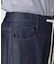 ウエストドロストワイドデニムパンツ