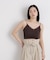 レースジャガードカップ取り外しクロップドキャミソール