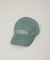 刺繍入りリネン混キャップ