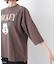 GOOD ROCK SPEED／ Mickey ／ 7／S T-Shirt Brown