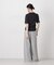 new balance／NB Greyカラーブロック半袖トップ
