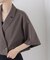 ショート丈ワイドジャケット(セットアップ可)