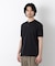 ワイドリブスタンダードヘンリーネックTシャツ 半袖