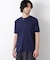 ワイドリブスタンダードヘンリーネックTシャツ 半袖