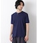 ワイドリブスタンダードヘンリーネックTシャツ 半袖
