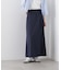 多機能2wayストレッチ ベルテッドセミフレアマキシスカート(セットアップ可)